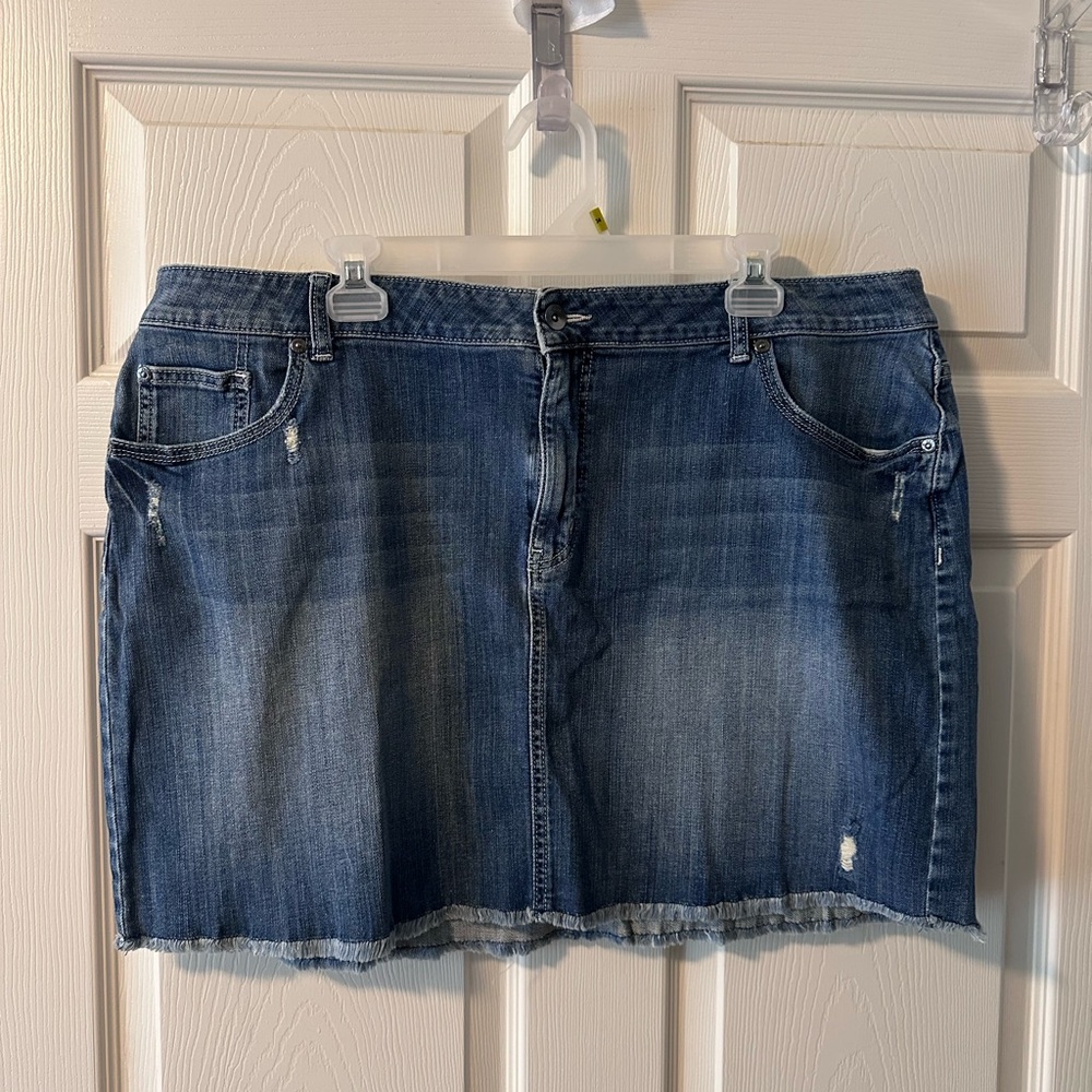 Apt. 9 Blue Mini Pencil Skirt Casual